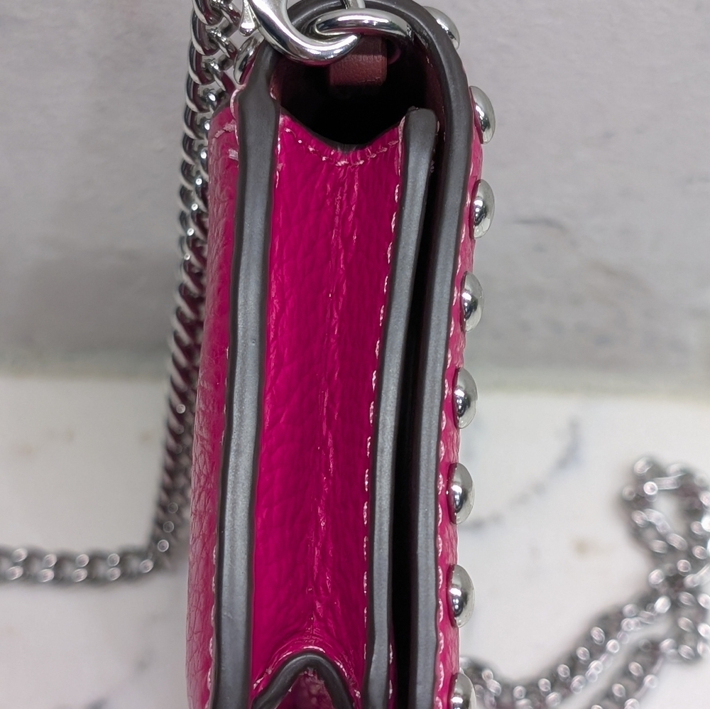 Coach Crossbody Bag - EUC Fuschia 4x3 Inches - Picture 15 of 16